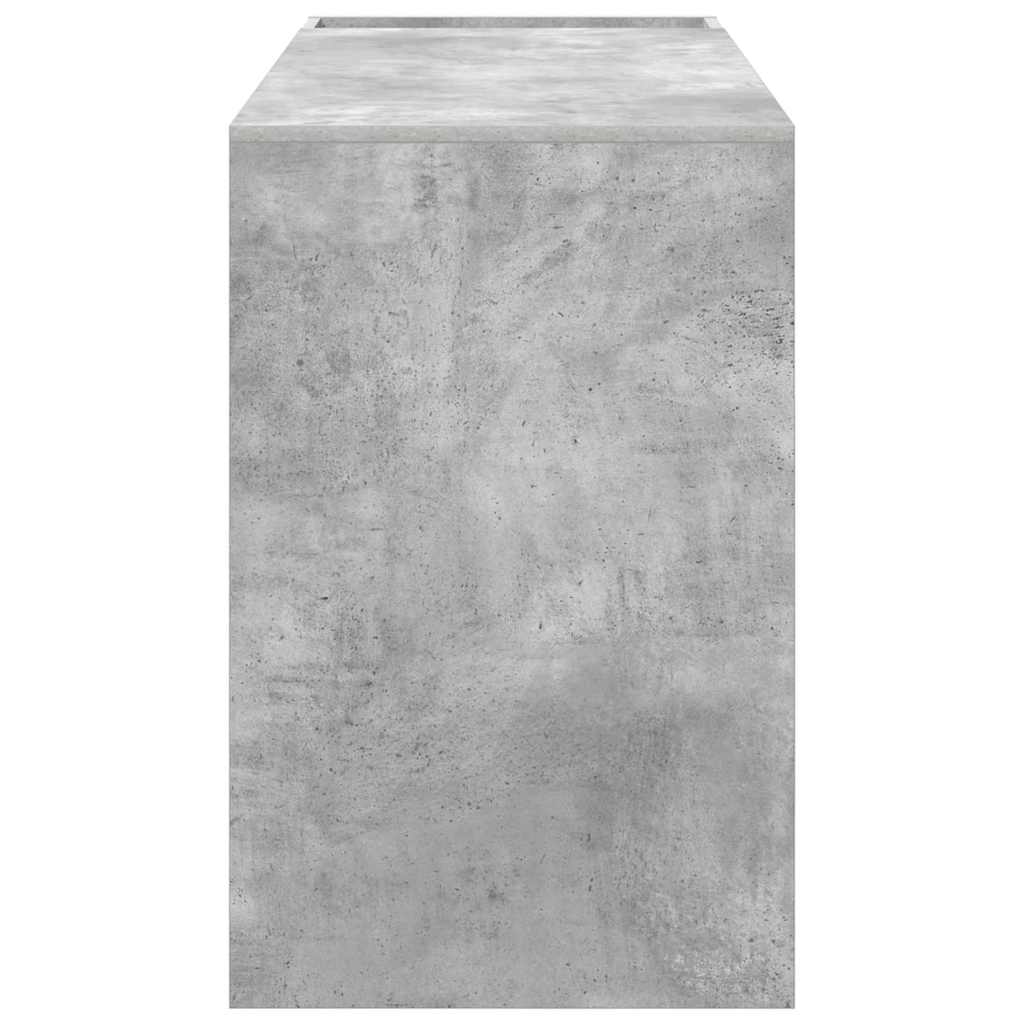 Schreibtisch Beton Grau 109 x 50 x 78 cm Holzwerkstoff