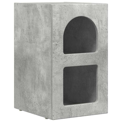 Nachttisch 2 pcs Beton Grau 29,5 x 33,5 x 50 cm Holzwerkstoff