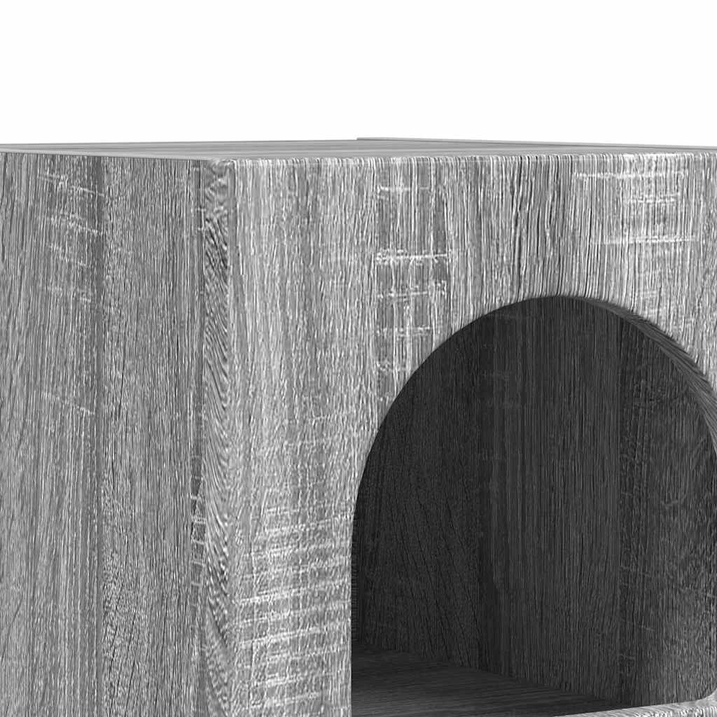 Nachttisch Graues Sonoma 29,5 x 33,5 x 50 cm Holzwerkstoff