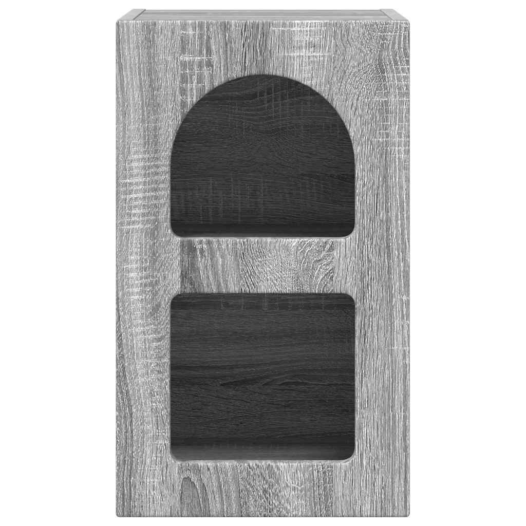 Nachttisch Graues Sonoma 29,5 x 33,5 x 50 cm Holzwerkstoff