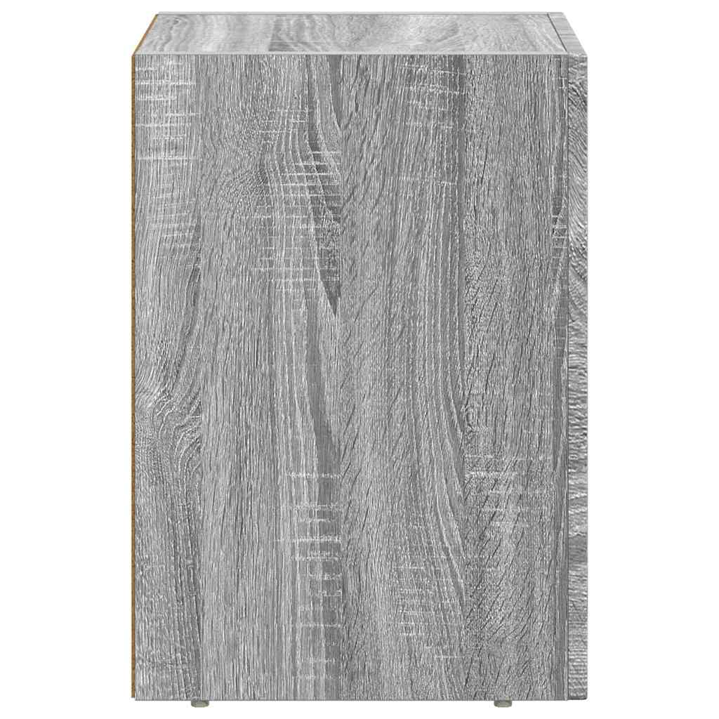 Nachttisch Graues Sonoma 29,5 x 33,5 x 50 cm Holzwerkstoff