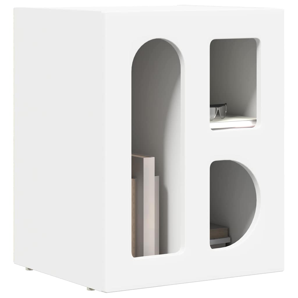 Nachttisch 2 pcs Weiß 40 x 35 x 50 cm Holzwerkstoff