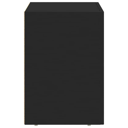 Nachttisch 2 pcs Schwarz 40 x 35 x 50 cm Holzwerkstoff