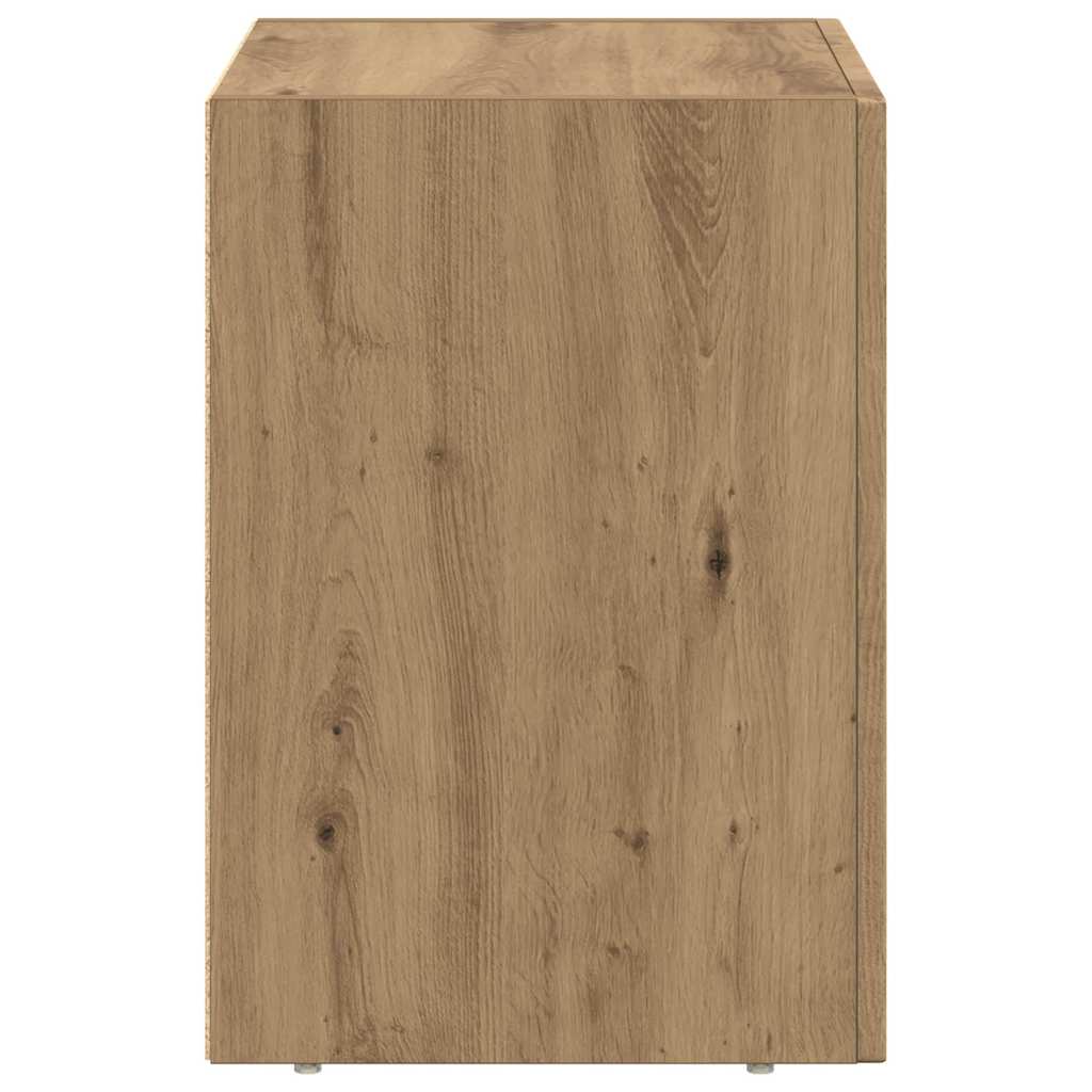 Nachttisch 2 pcs Artisan-Eiche 40 x 35 x 50 cm Holzwerkstoff