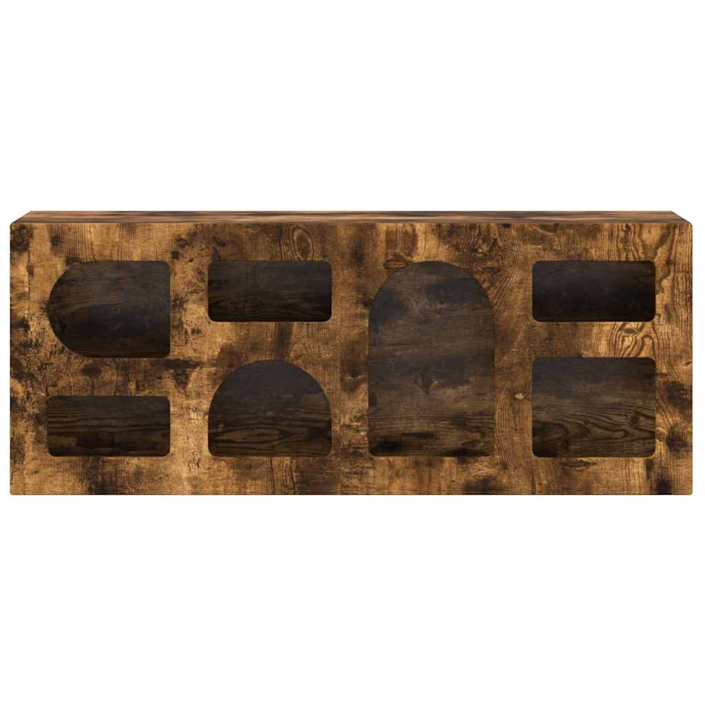 TV-Schränk Geräucherte Eiche 100 x 35 x 40 cm Holzwerkstoff