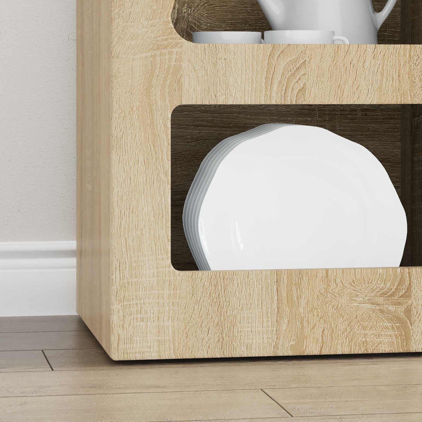 Sideboard Sonoma-Eiche 40 x 35 x 100,5 cm Holzwerkstoff