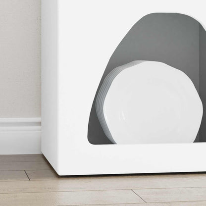 Sideboard Weiß 40 x 35 x 100,5 cm Holzwerkstoff