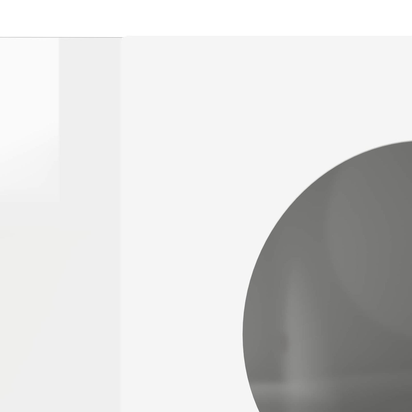 Sideboard Hochglanz Weiß 40 x 35 x 100,5 cm Holzwerkstoff