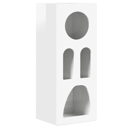 Sideboard Hochglanz Weiß 40 x 35 x 100,5 cm Holzwerkstoff