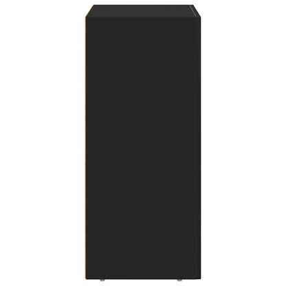 Sideboard Schwarz 59 x 35 x 80,5 cm Holzwerkstoff