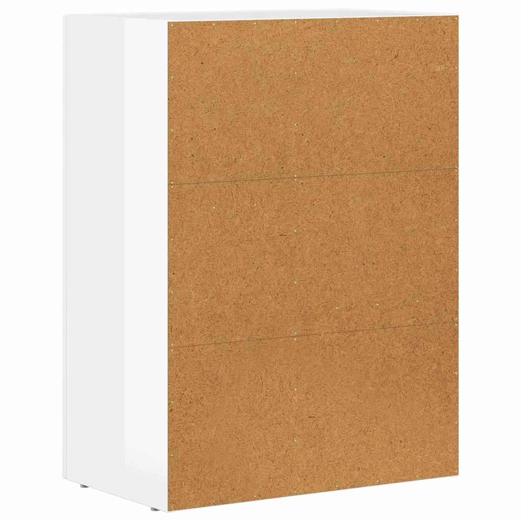 Sideboard Hochglanz Weiß 59 x 35 x 80,5 cm Holzwerkstoff