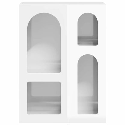 Sideboard Hochglanz Weiß 59 x 35 x 80,5 cm Holzwerkstoff