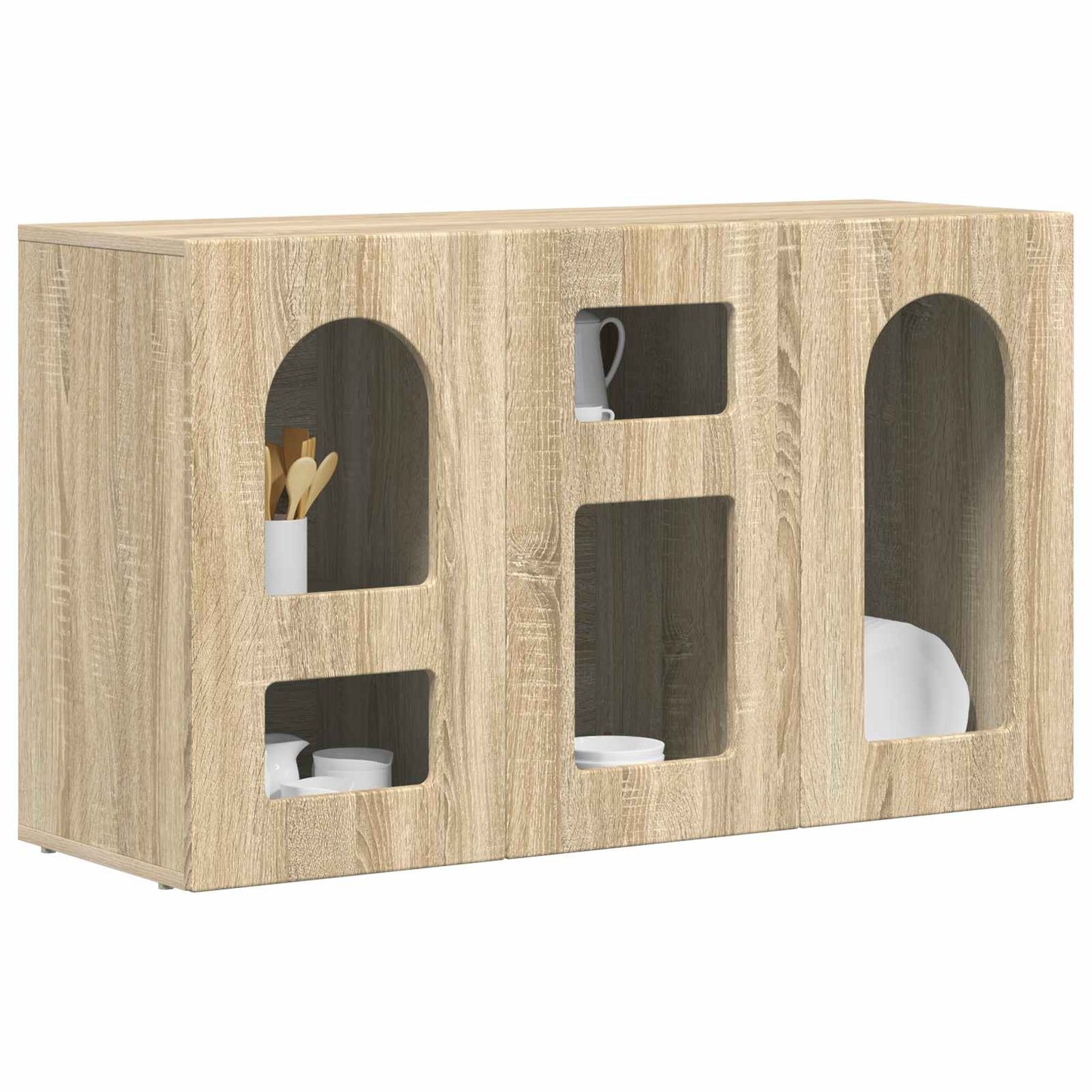 Sideboard Sonoma-Eiche 100 x 35 x 59 cm Holzwerkstoff