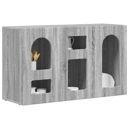 Sideboard Graues Sonoma 100 x 35 x 59 cm Holzwerkstoff