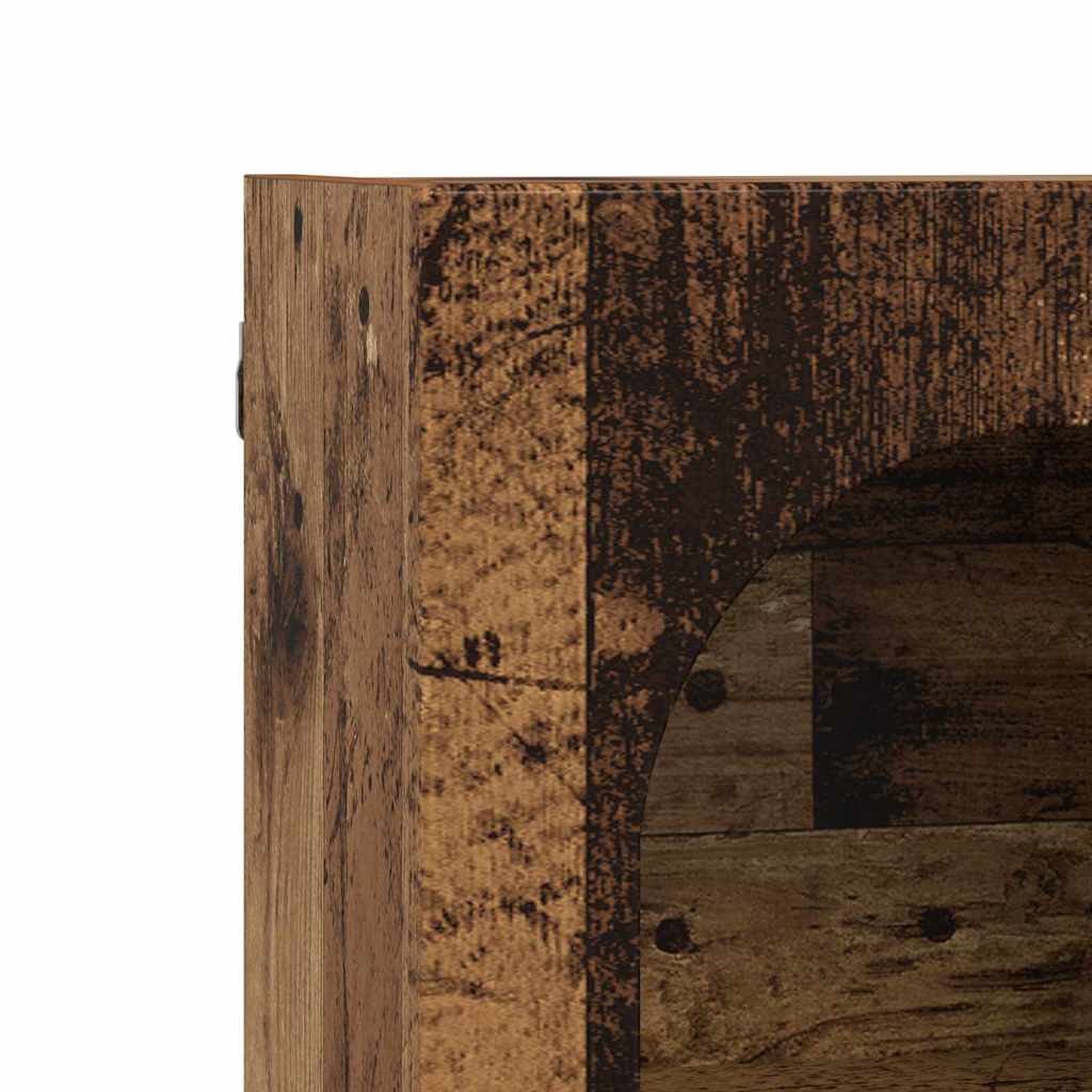 Hängeschrank mit Regal Altholz 59 x 20 x 71,5 cm Holzwerkstoff