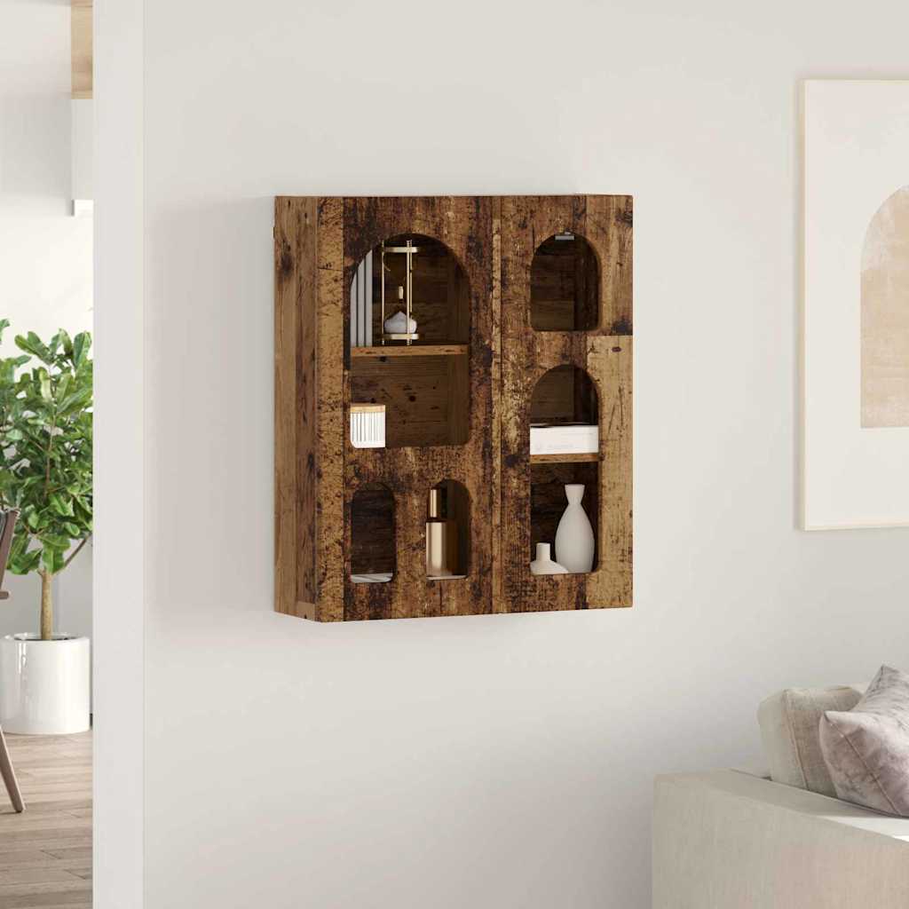 Hängeschrank mit Regal Altholz 59 x 20 x 71,5 cm Holzwerkstoff