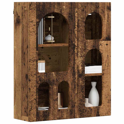 Hängeschrank mit Regal Altholz 59 x 20 x 71,5 cm Holzwerkstoff