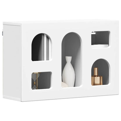 Hängeschrank mit Regal Weiß 60 x 20 x 40 cm Holzwerkstoff