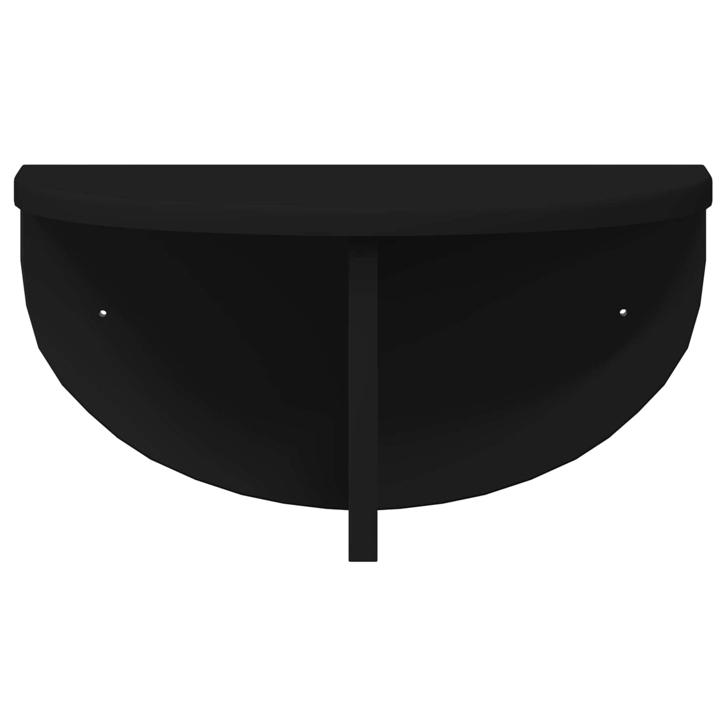 Wandregal 2 pcs Schwarz 38 x 19 x 19 cm Holzwerkstoff