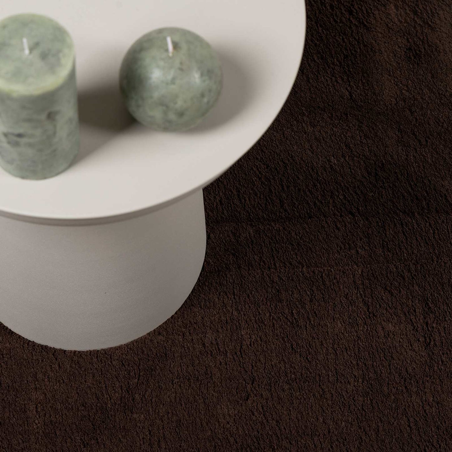 Bereichsteppiche Quadratisch HUARTE Braun 240 x 240 cm