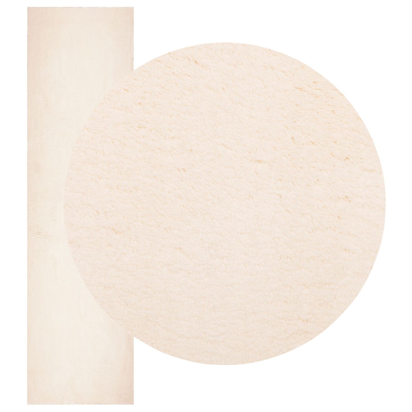 Bereichsteppiche Rechtwinklig HUARTE Beige 400 x 80 cm