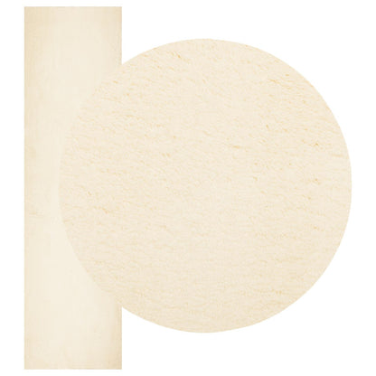 Bereichsteppiche Rechtwinklig HUARTE Creme 750 x 80 cm