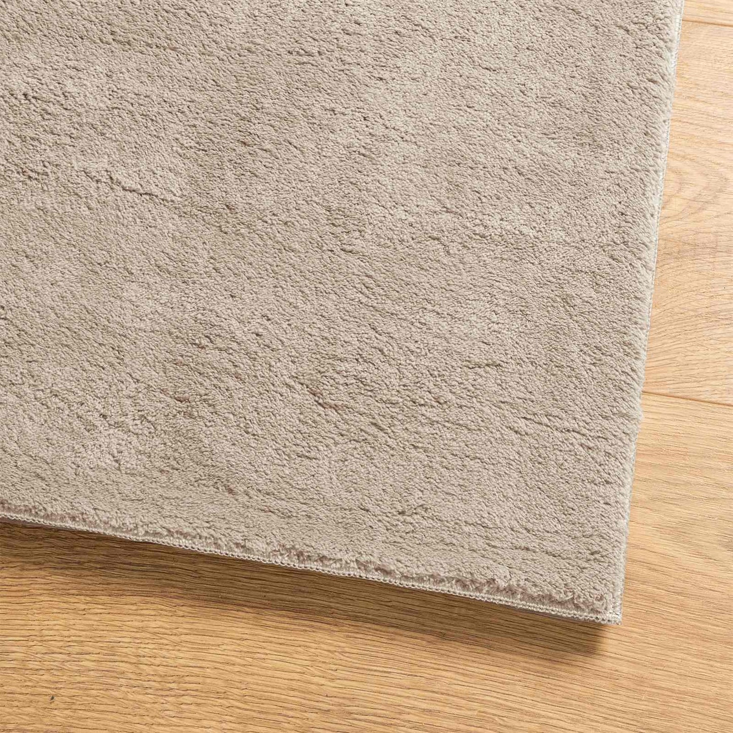 Bereichsteppiche Rechtwinklig HUARTE Sand 750 x 80 cm Polyester