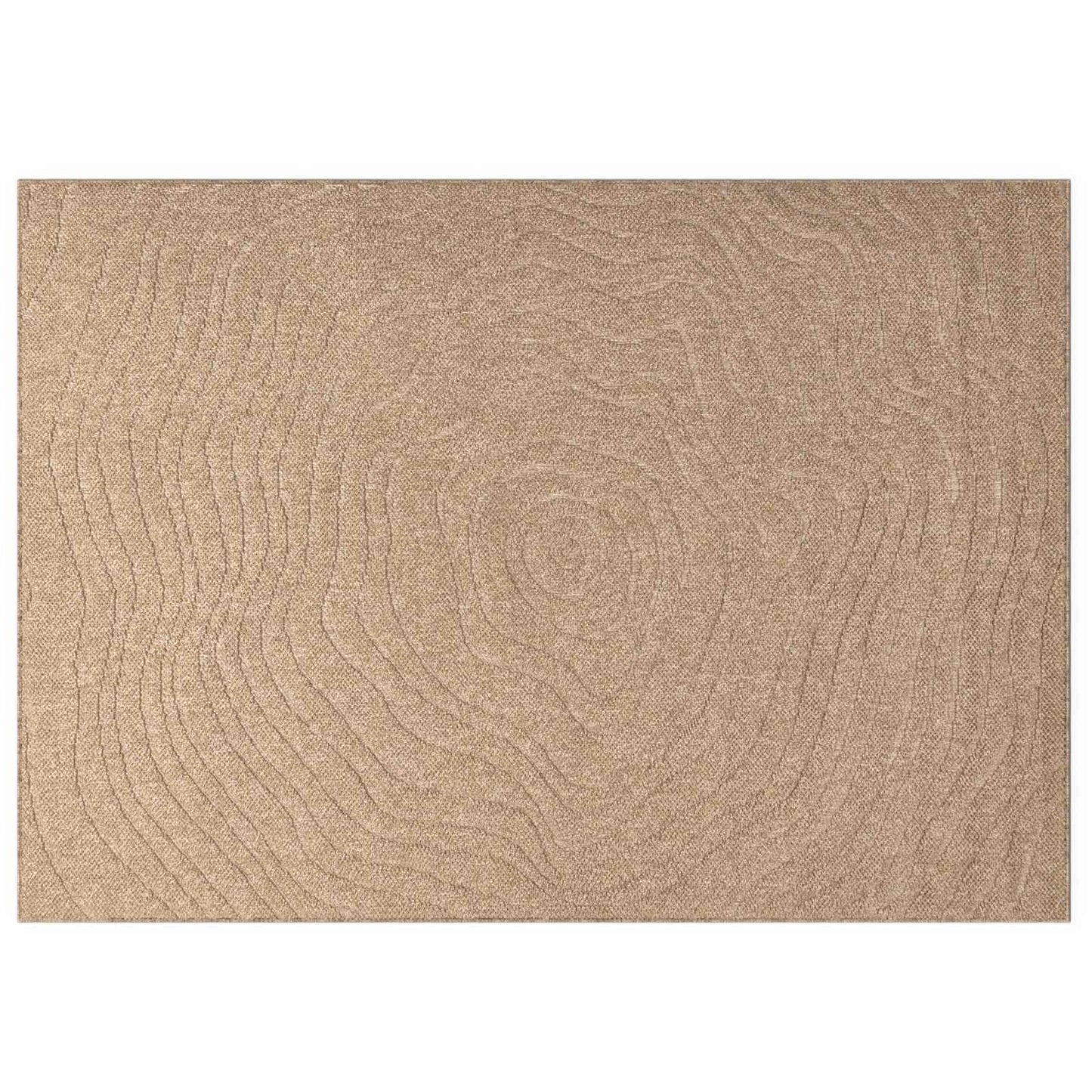 Bereichsteppiche Moiré AGIRA Natur 340 x 240 cm Polyester