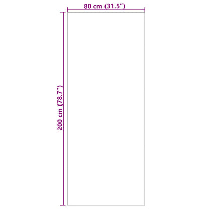 Bereichsteppiche Rechtwinklig FARO Creme 200 x 80 cm Polyester