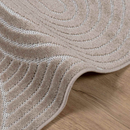 Bereichsteppiche PALMERAS Beige 120 x 120 cm Polyester