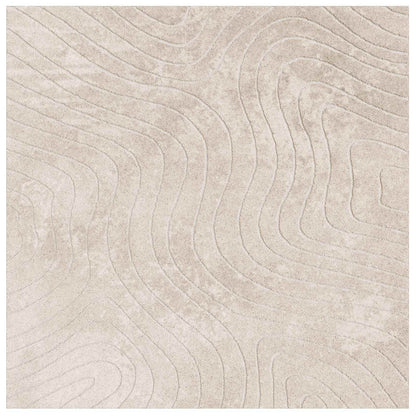 Bereichsteppiche PALMERAS Beige 120 x 120 cm Polyester