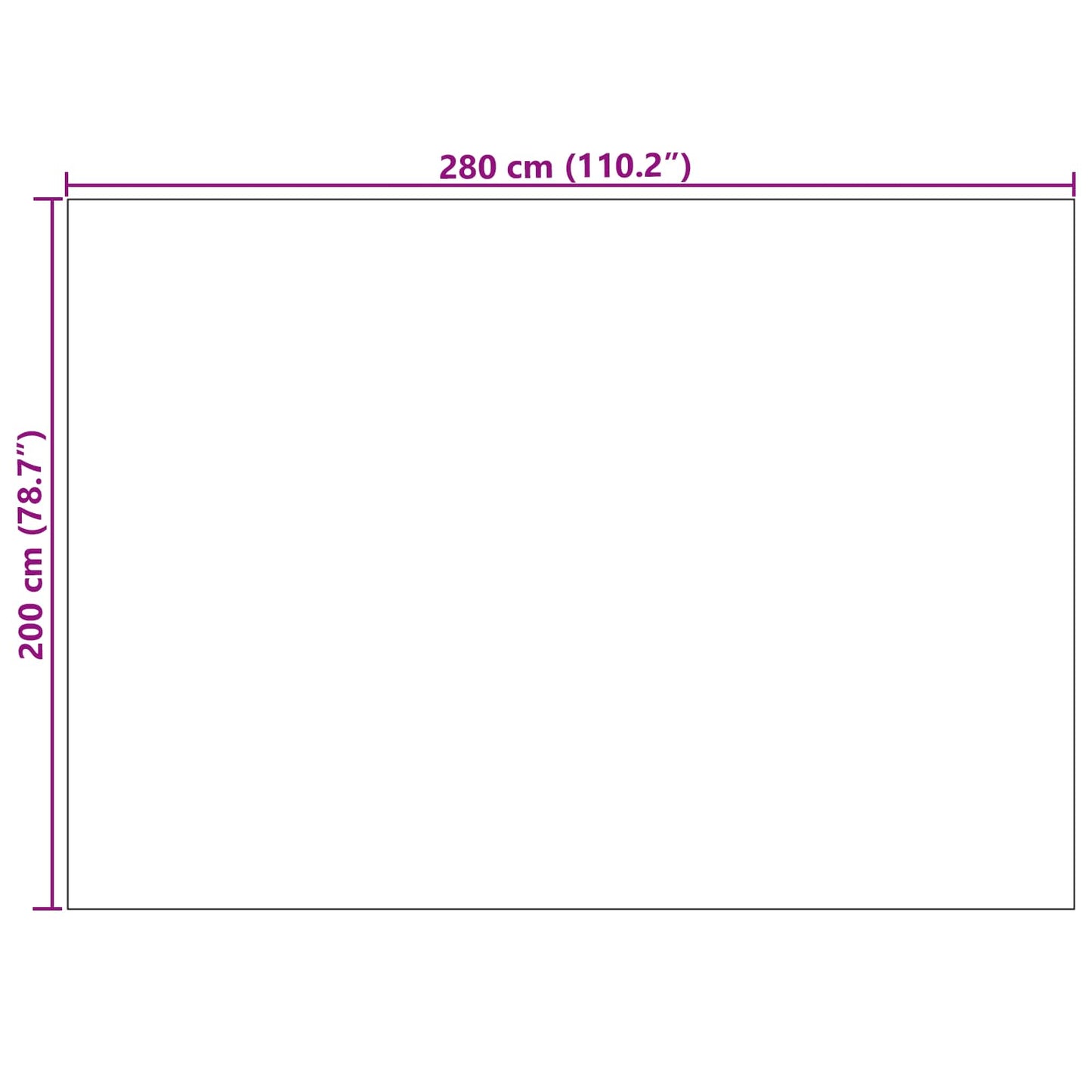 Bereichsteppiche PALMERAS Grün 280 x 200 cm Polyester