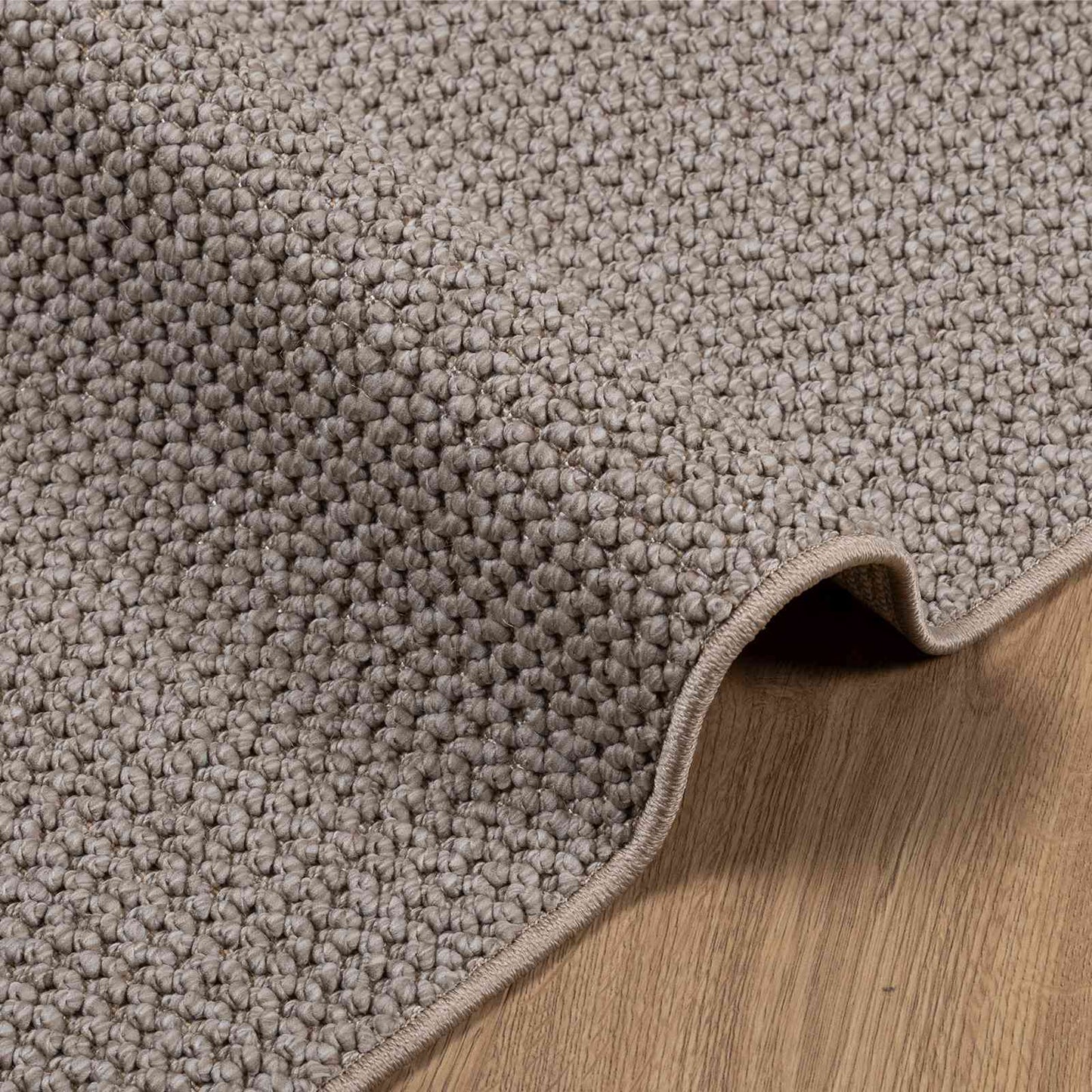 Bereichsteppiche Rechtwinklig LUGO Taupe 150 x 80 cm Polyester