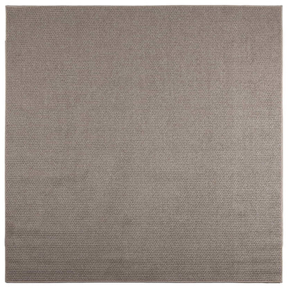Bereichsteppiche Quadratisch LUGO Taupe 240 x 240 cm Polyester