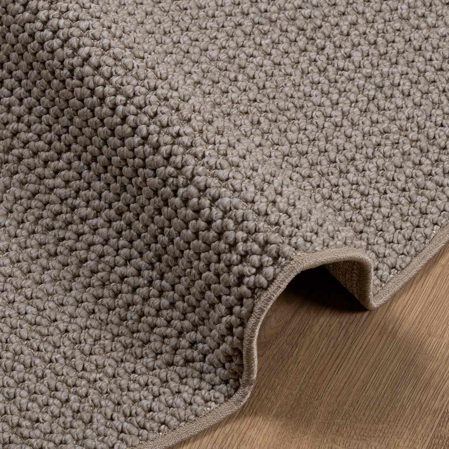 Bereichsteppiche Rund LUGO Taupe Ø 160 CM Polyester