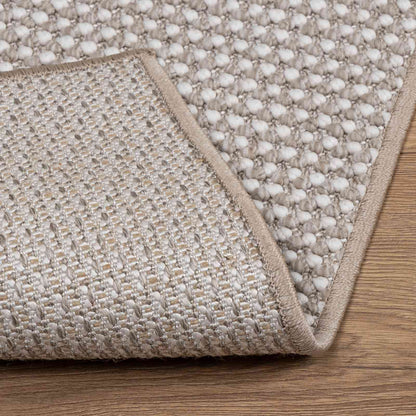 Bereichsteppiche LUGO Creme und Taupe 200 x 200 cm Polyester