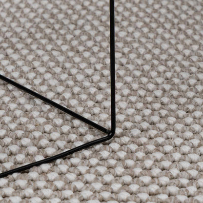 Bereichsteppiche LUGO Creme und Taupe 200 x 200 cm Polyester