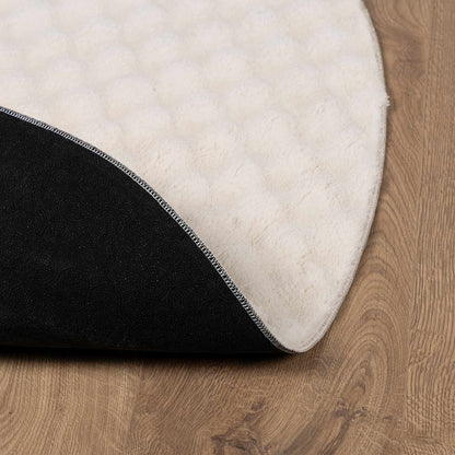 Bereichsteppiche Rund SIROLO Beige Ø 160 CM Polyester