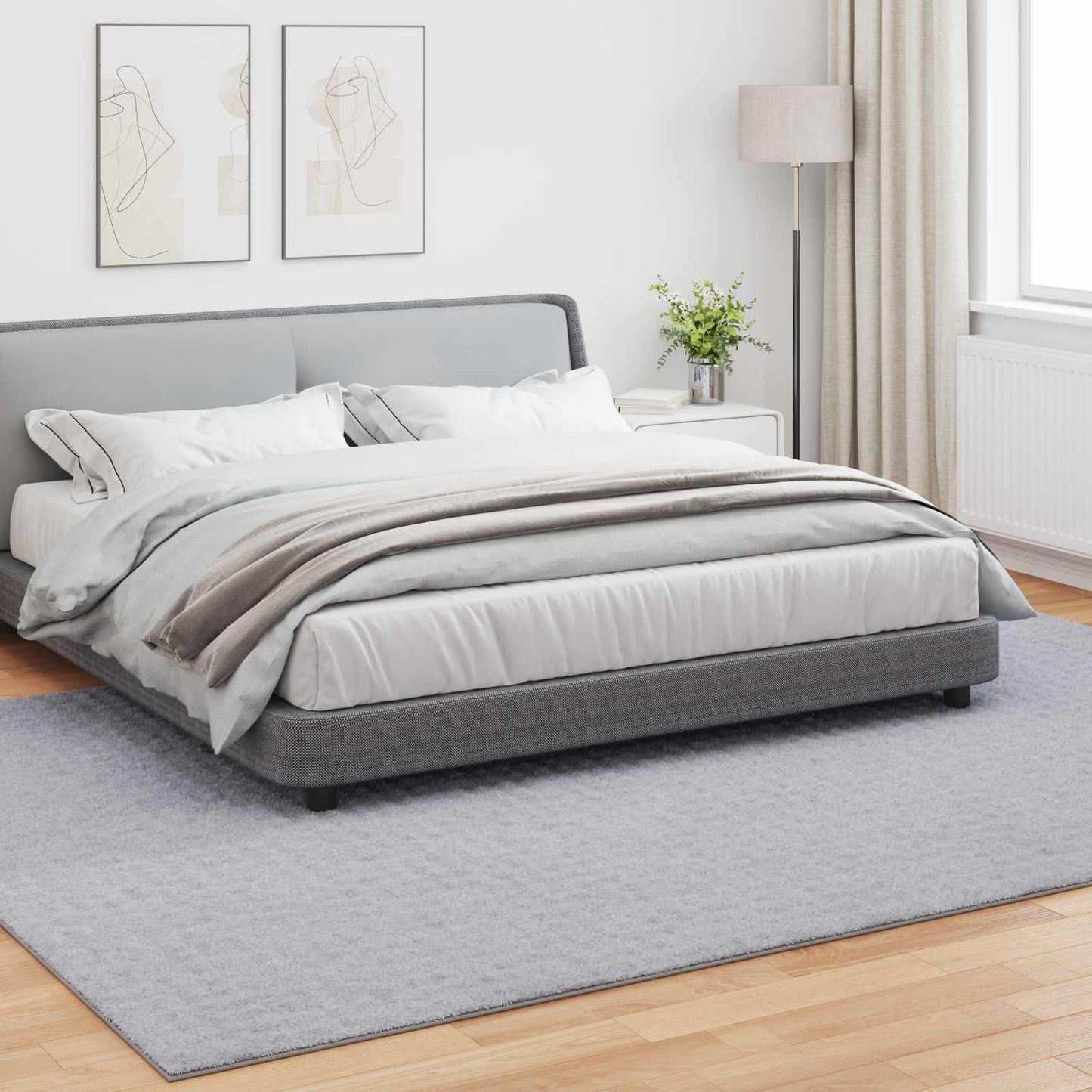 Bereichsteppiche Rechtwinklig SIROLO Grau 280 x 200 cm