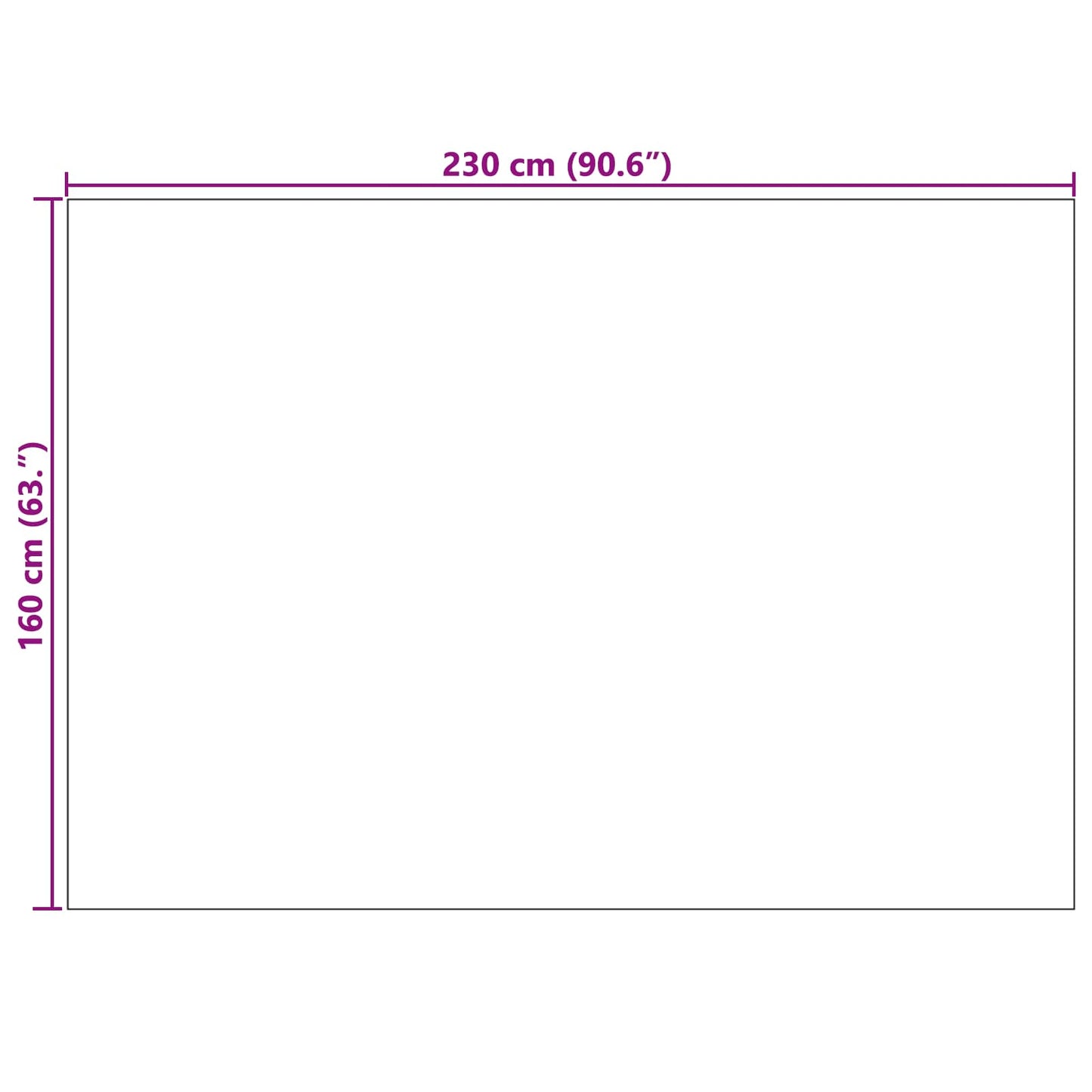 Bereichsteppiche GALATI Beige 230 x 160 cm Polyester