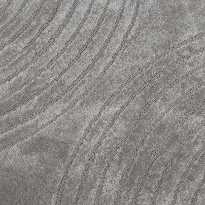 Bereichsteppiche Quadratisch GALATI Grau 120 x 120 cm Polyester