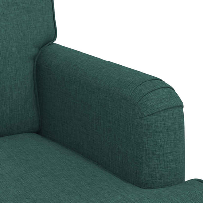 Sofa 2 pcs Dunkelgrün 144 x 80 x 85 cm Stoff