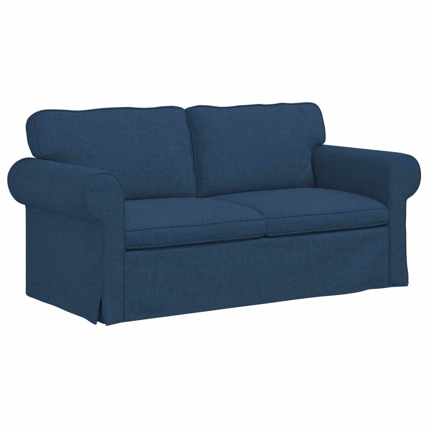 Sofa Blau 215 x 82 x 80 cm Stoff
