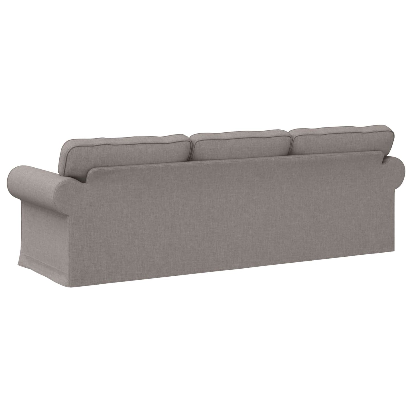 Sofa Taupe 215 x 82 x 80 cm Stoff
