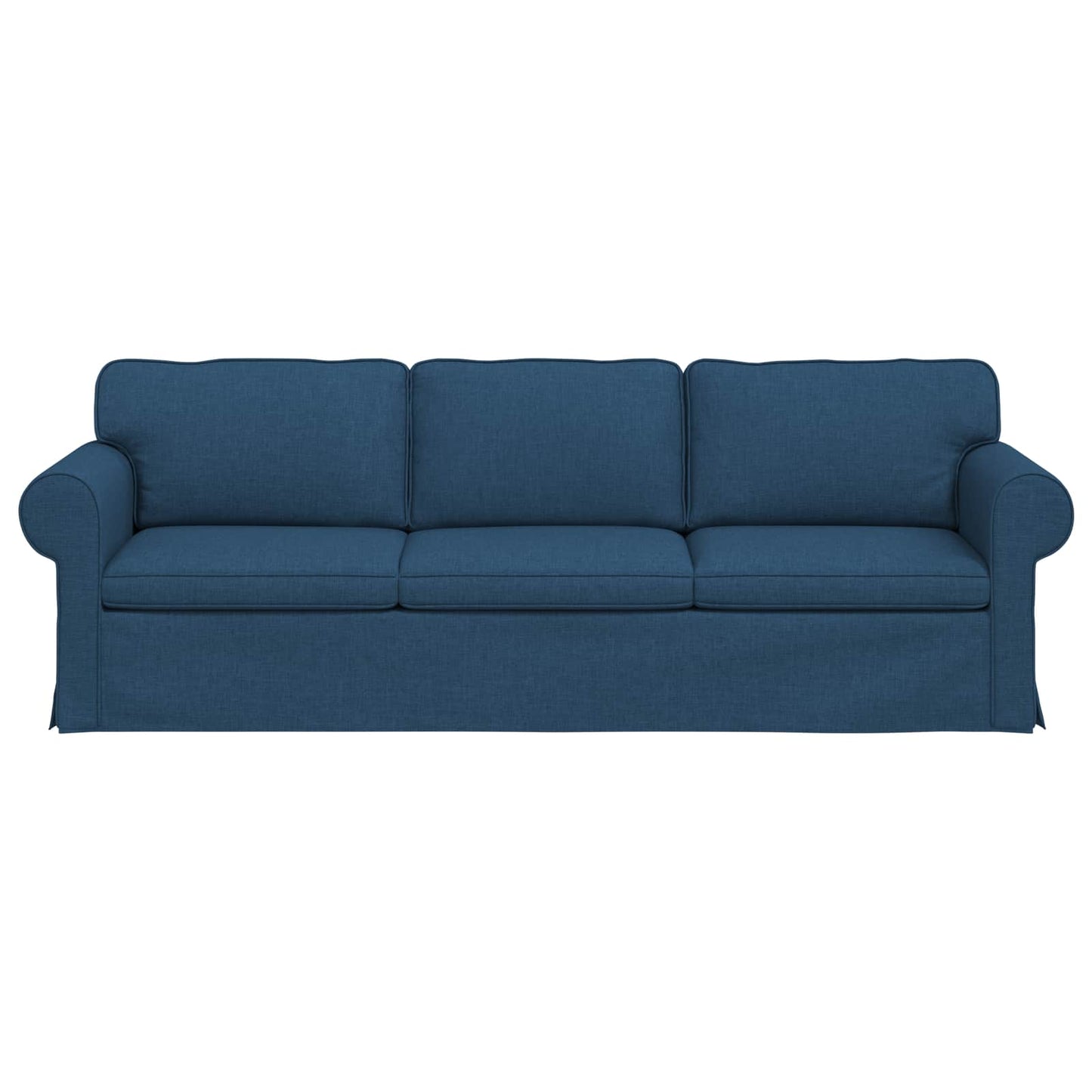 Sofa Blau 215 x 82 x 80 cm Stoff