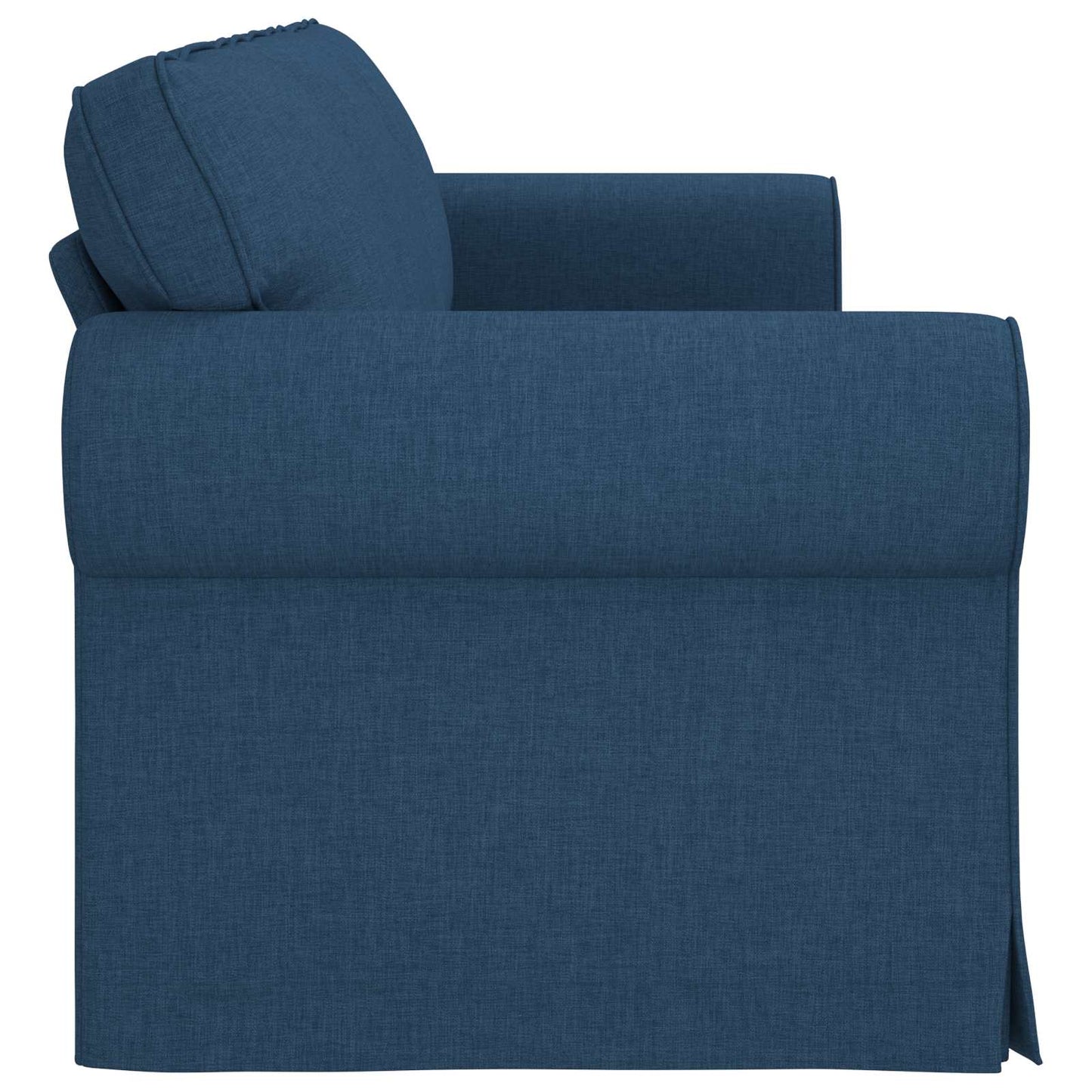 Sofa Blau 215 x 82 x 80 cm Stoff