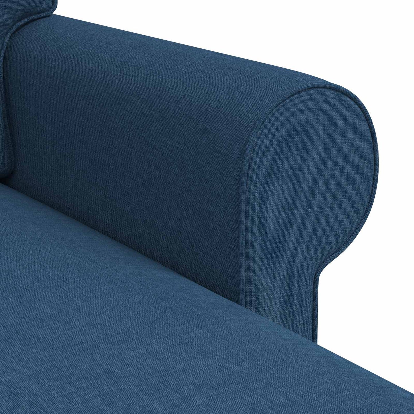 Sofa Blau 215 x 138 x 80 cm Stoff