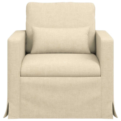 Sofa Creme 78 x 78 x 80 cm Stoff