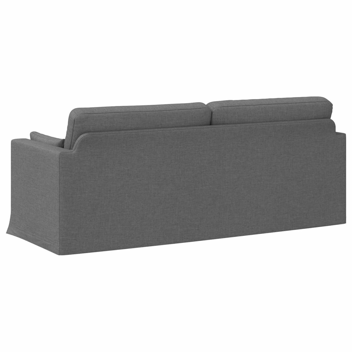 Sofa Dunkelgrau 198 x 78 x 80 cm Stoff