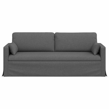 Sofa Dunkelgrau 198 x 78 x 80 cm Stoff